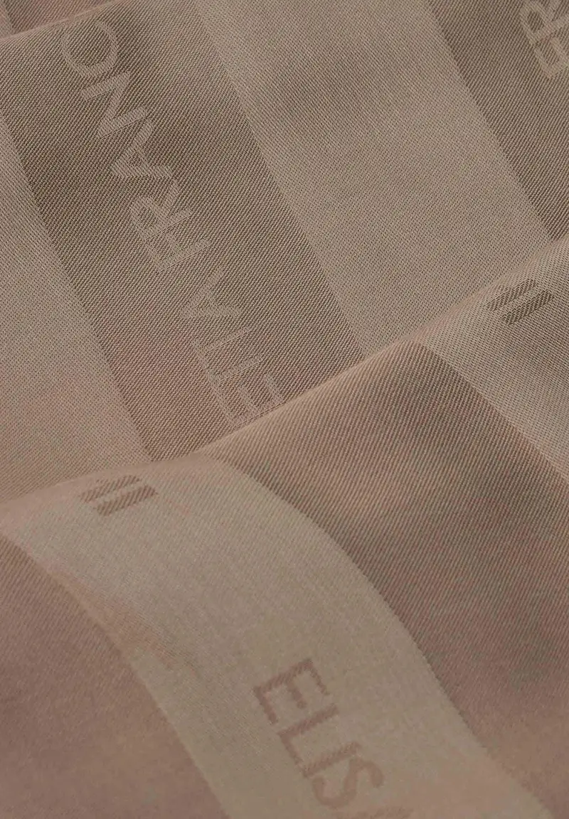 Pashmina argilla da donna con logo miniatura 2