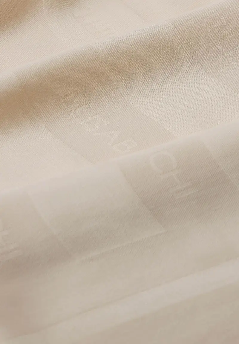 Pashmina burro da donna con logo miniatura 2