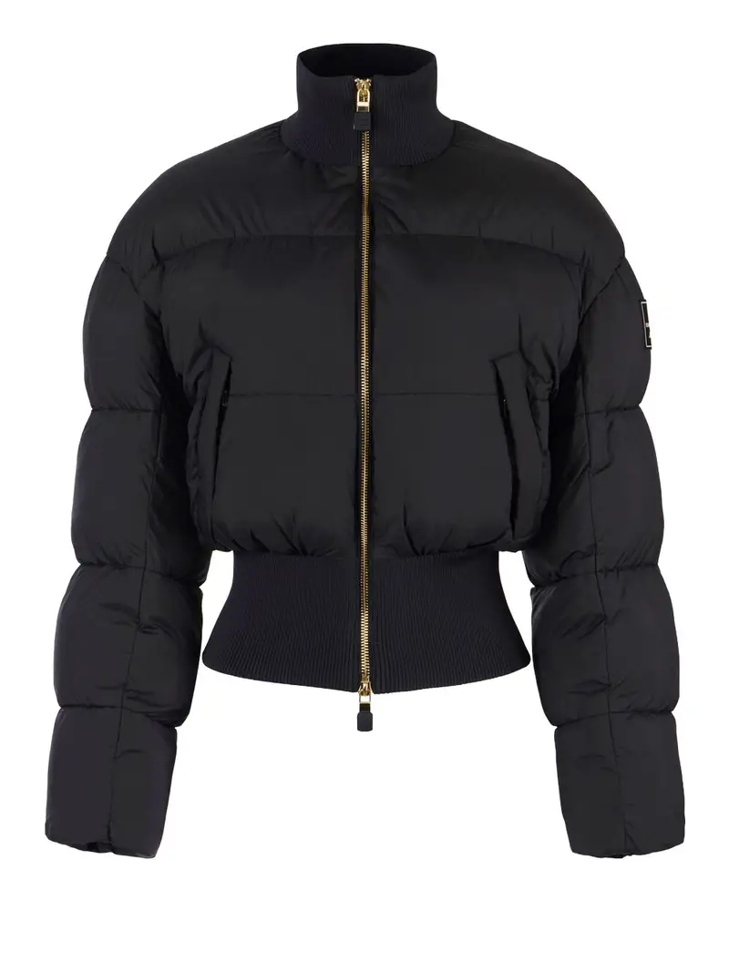 piumino elisabetta franchi da donna - nero