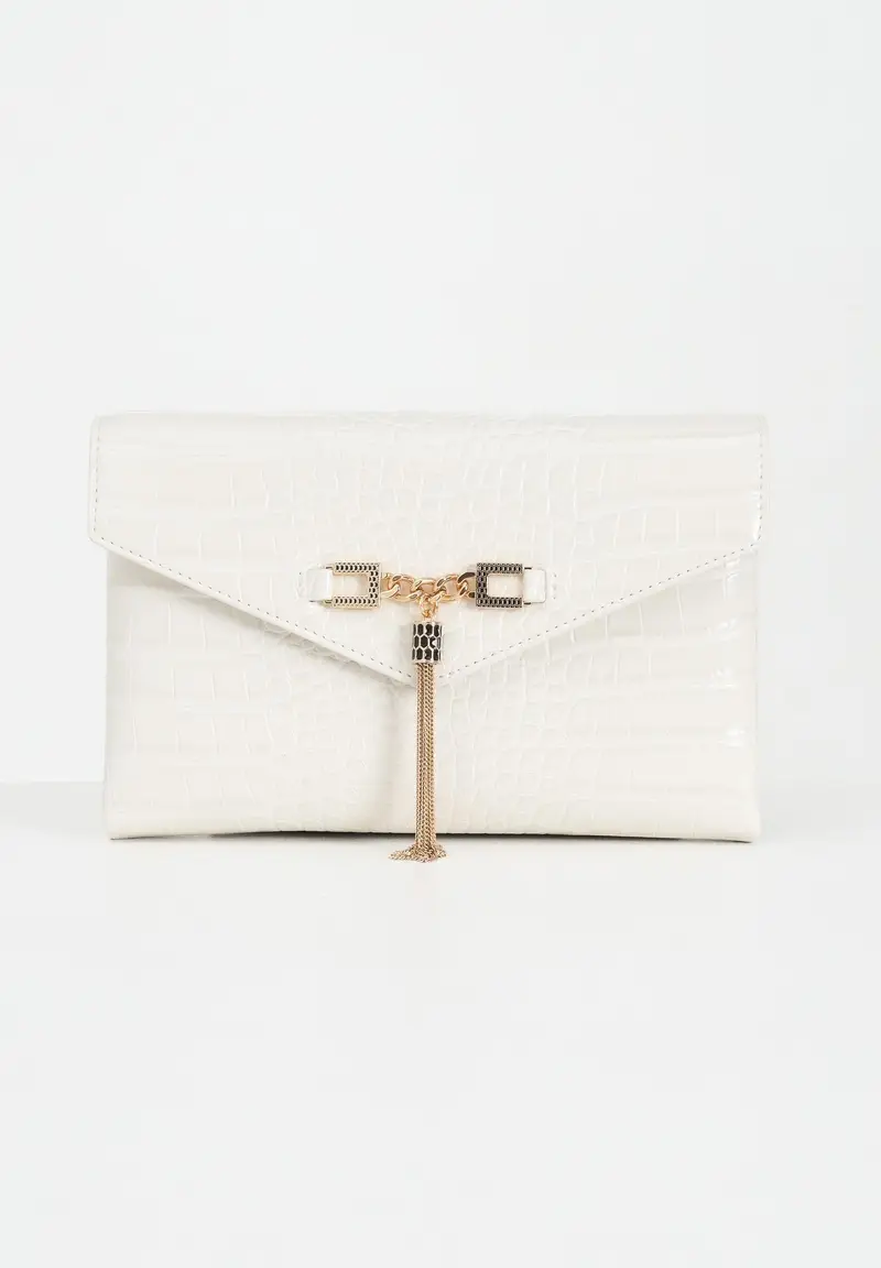 ELISABETTA FRANCHI Pochette Donna Bianco 1275259