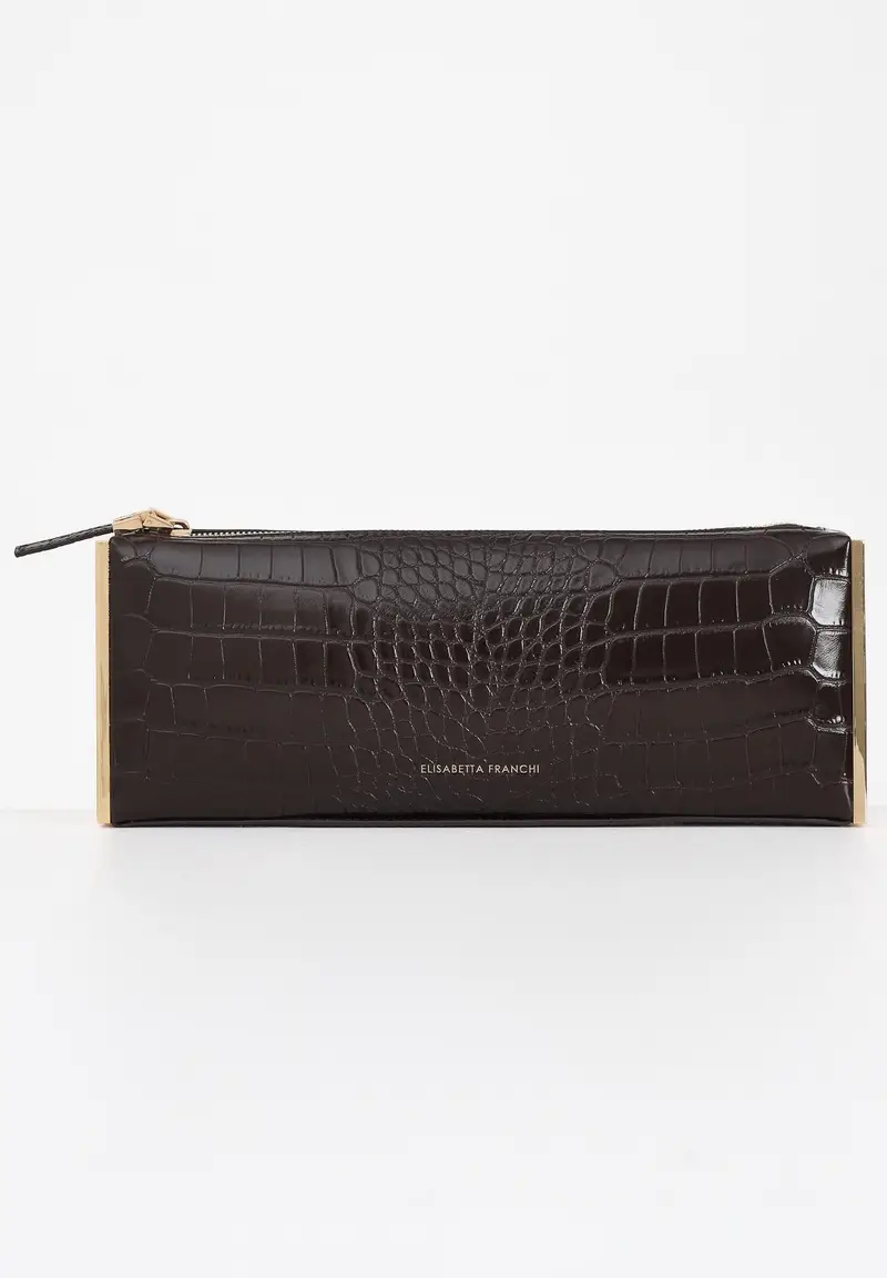 ELISABETTA FRANCHI Pochette Donna Marrone 1284892