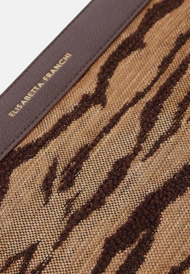 ELISABETTA FRANCHI Pochette Donna Marrone 4267818 miniatura 3