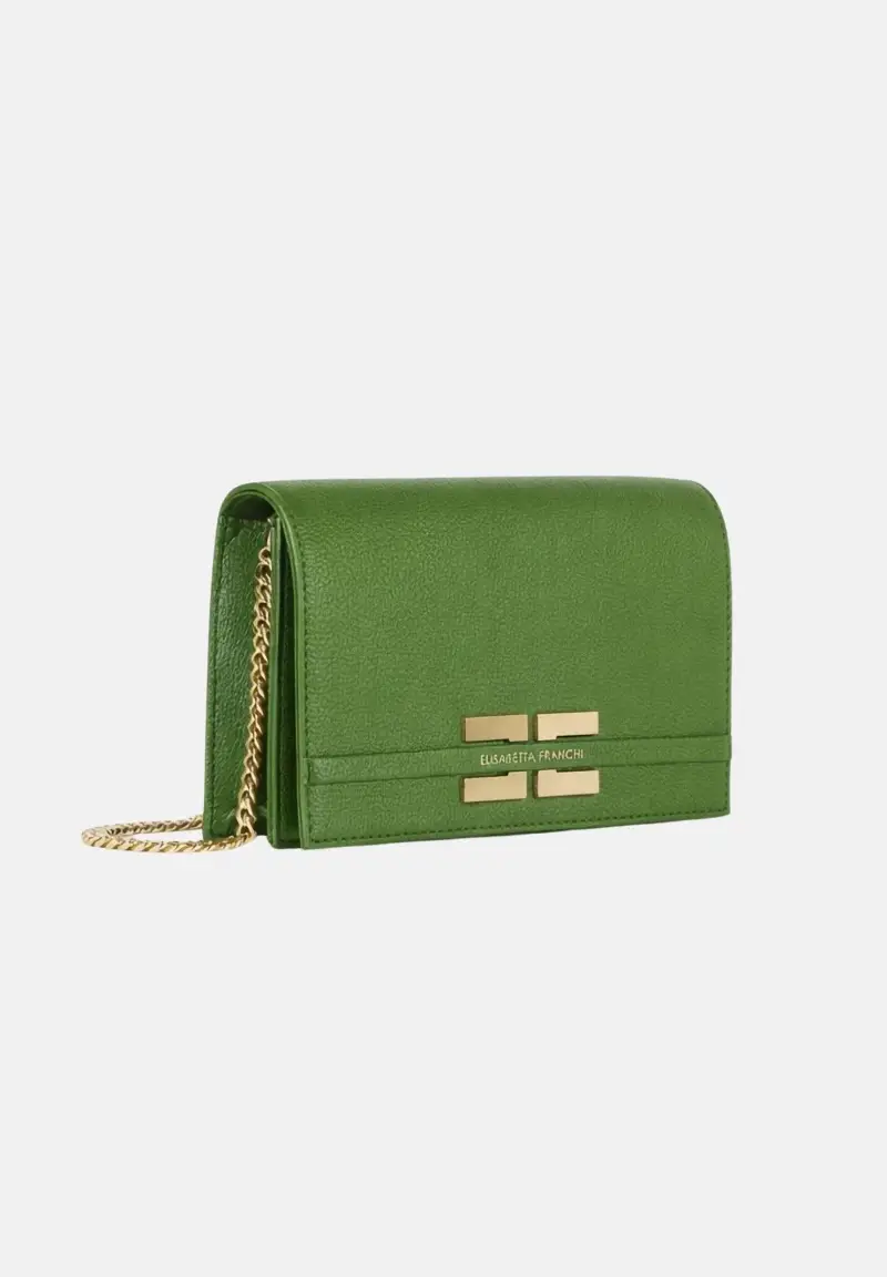ELISABETTA FRANCHI Pochette Donna Verde 4323332 miniatura 2