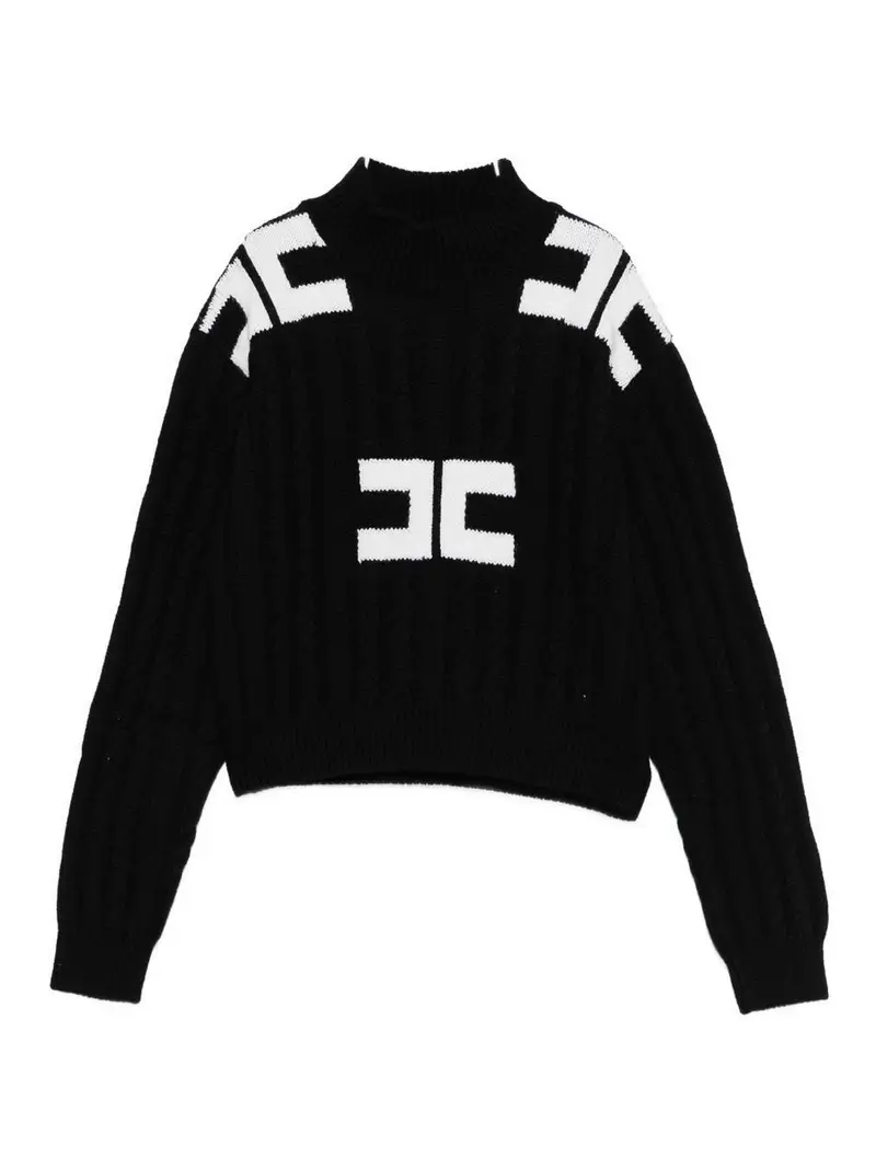 Pull Con Logo Nero