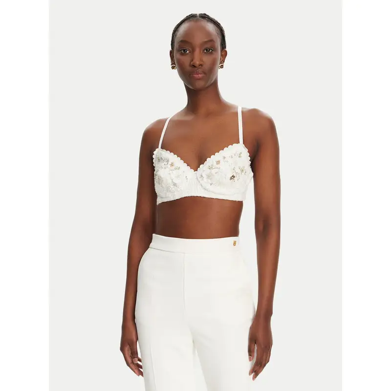 ELISABETTA FRANCHI Bralette Bianco 3221340