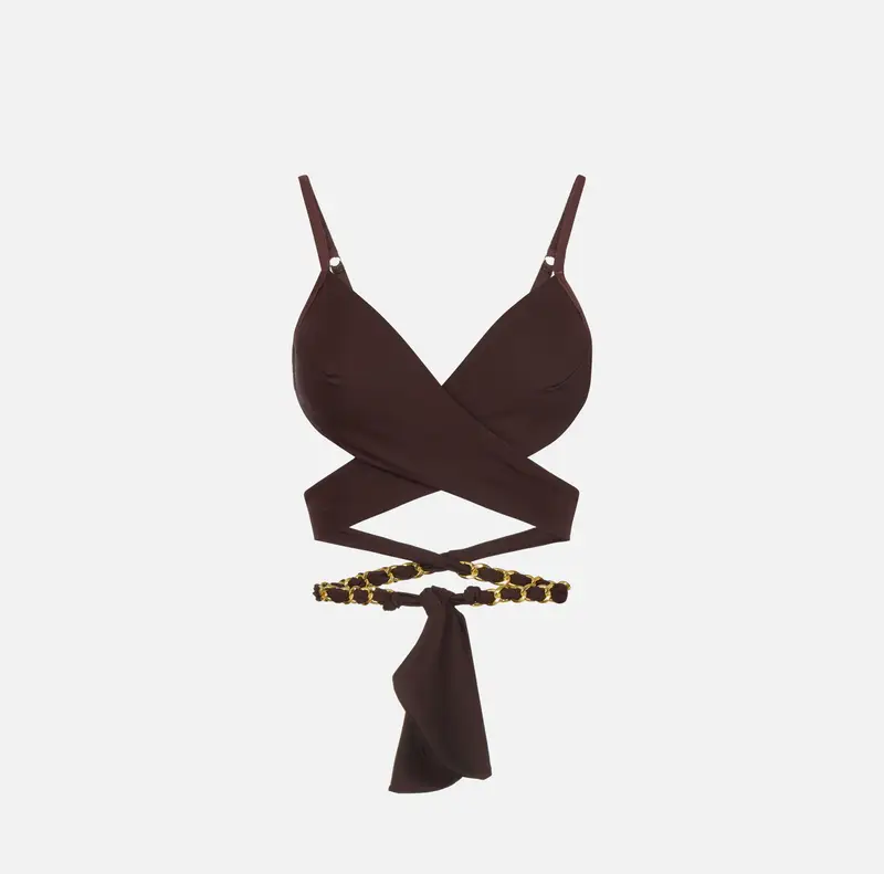 Reggiseno con catena gioiello