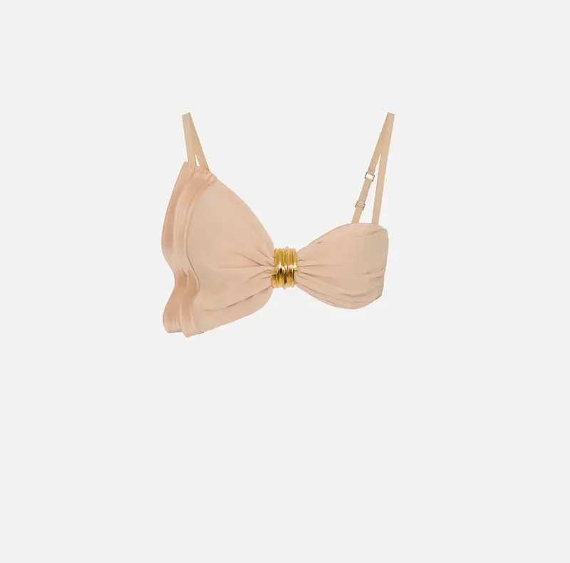 Reggiseno in raso e tulle