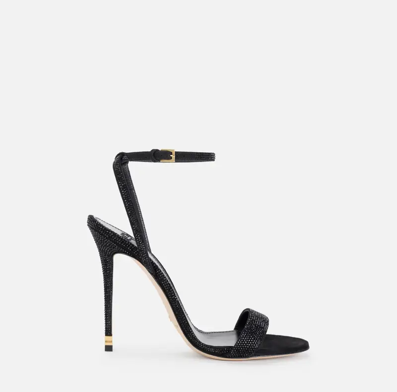 Sandalo strass con cinturino alla caviglia Étoile
