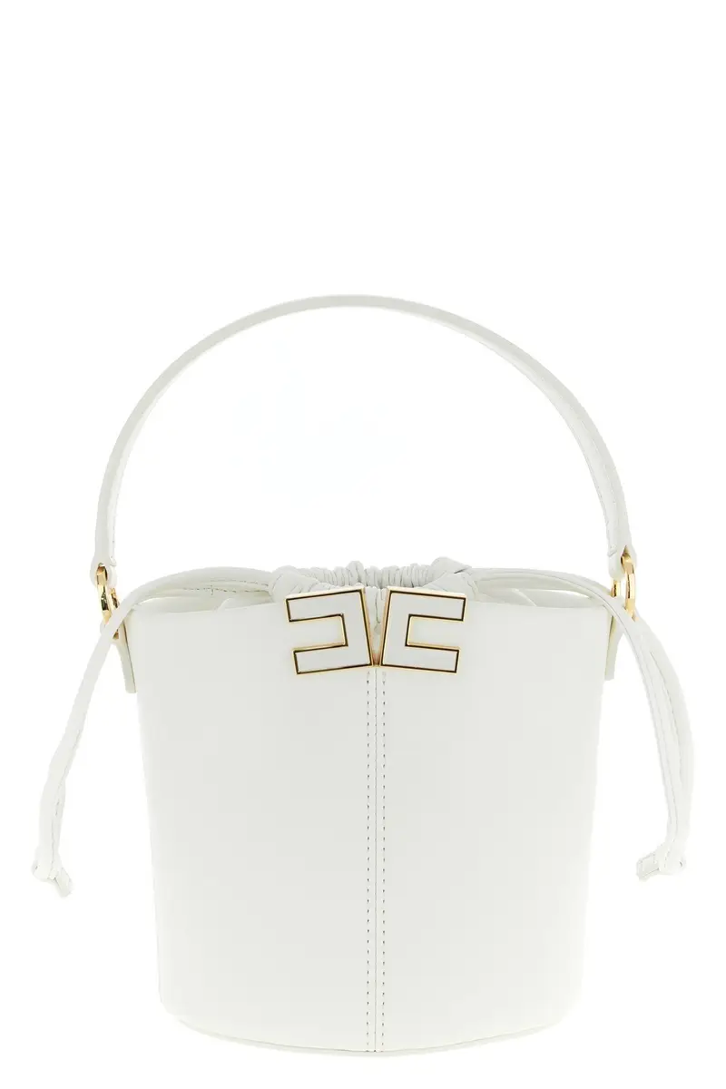 Elisabetta Franchi Borsa Secchiello Bianco