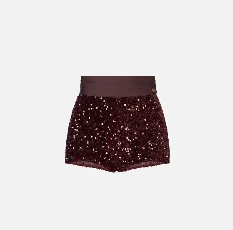 Shorts in paillettes