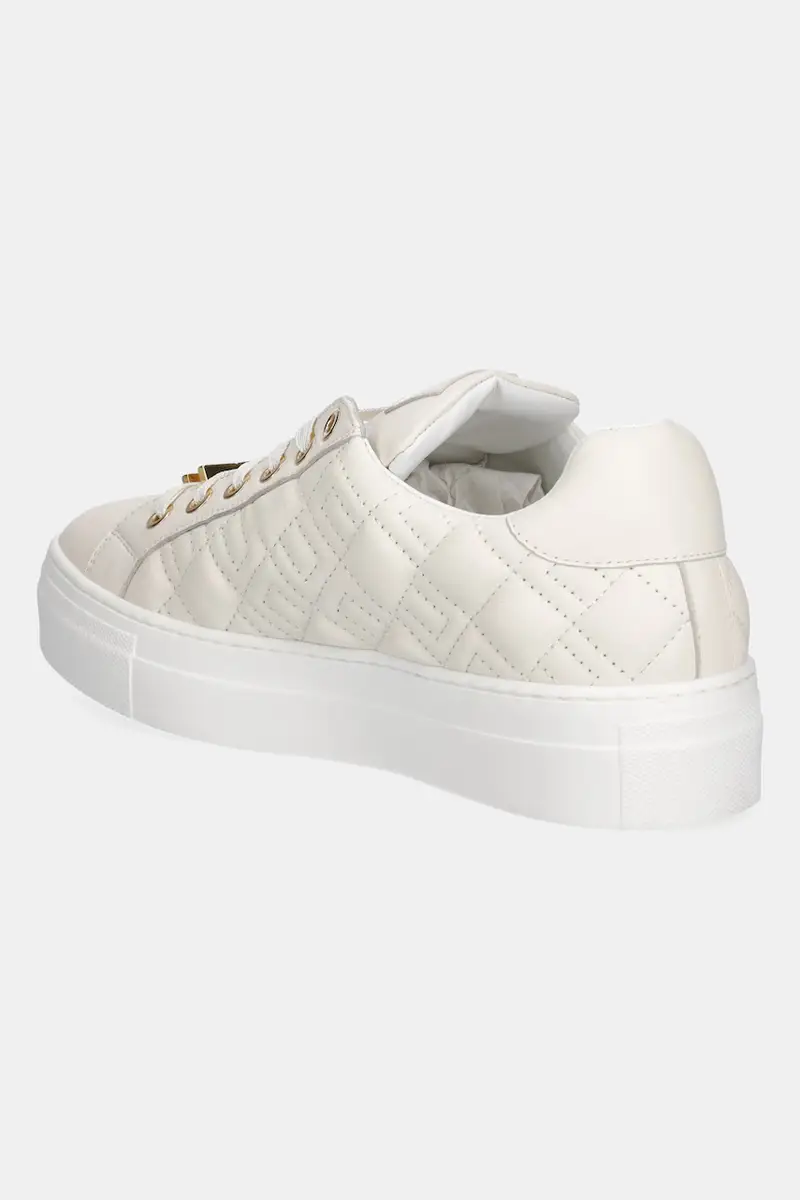 sneakers in pelle colore beige F4A9-E0357 miniatura 3
