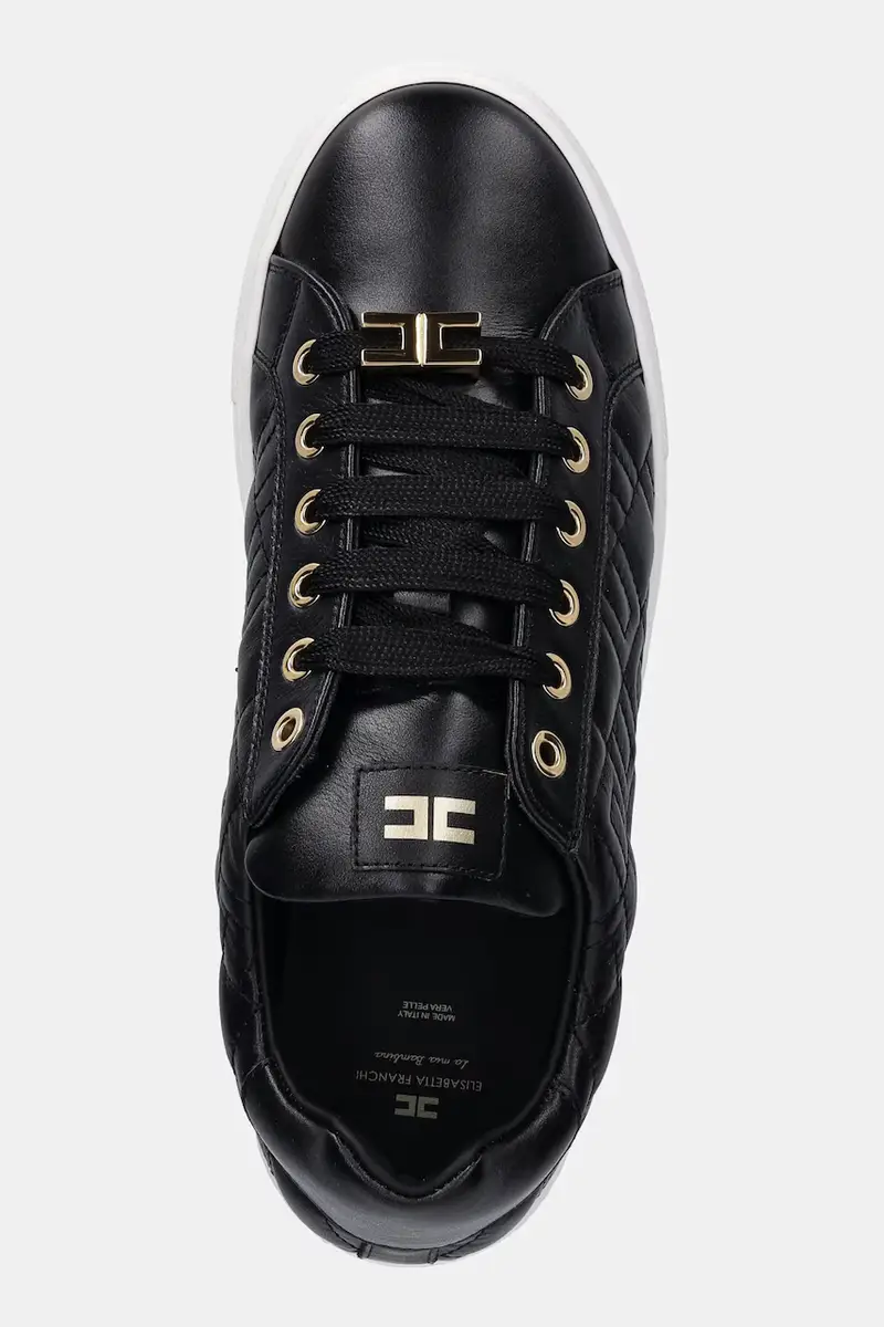 sneakers in pelle colore nero F4A9-E0357 miniatura 4