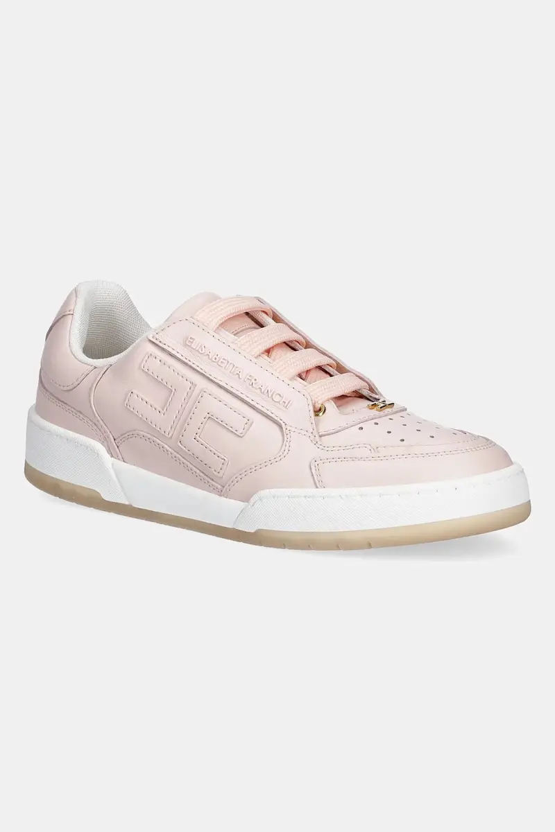 sneakers in pelle colore rosa SA48G51E2
