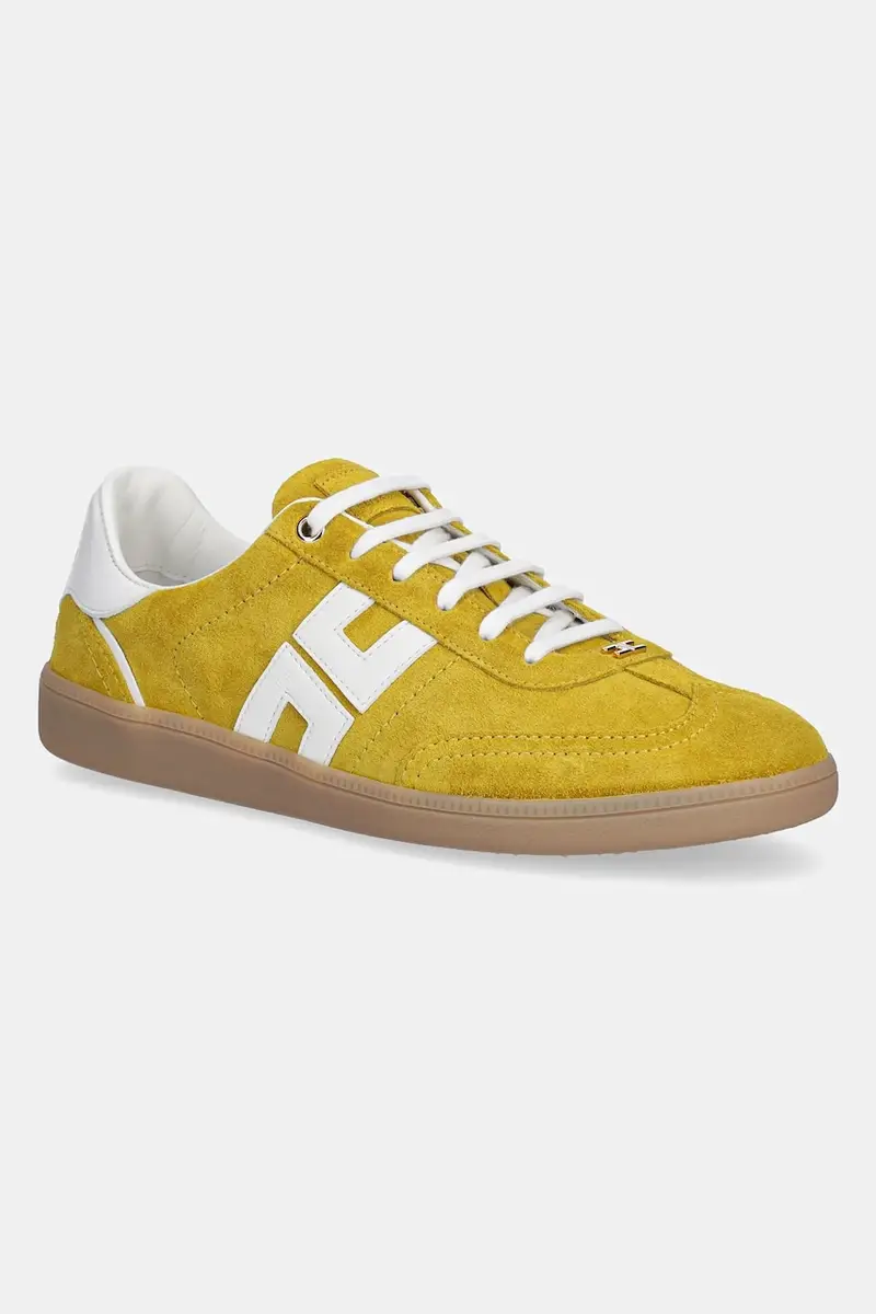 sneakers in pelle donna colore giallo SA51G51E2