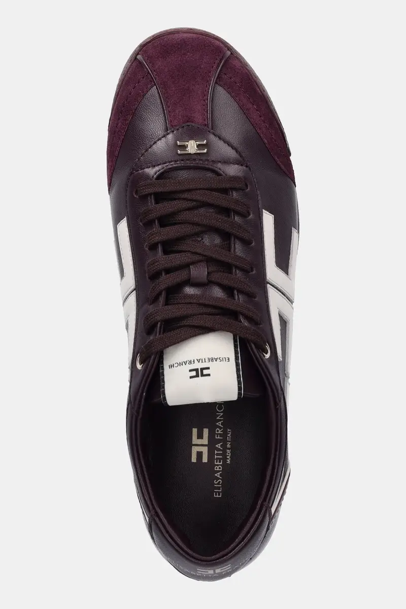 sneakers in pelle Granata miniatura 4