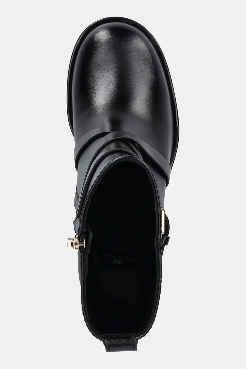 stivaletti alla caviglia in pelle colore nero SA85B56E2 miniatura 4