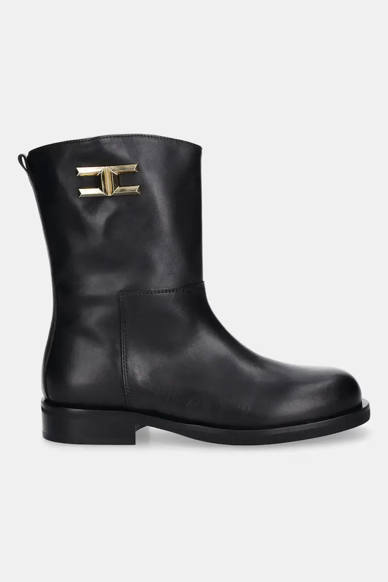 stivaletti in pelle bambino/a Nero miniatura 2