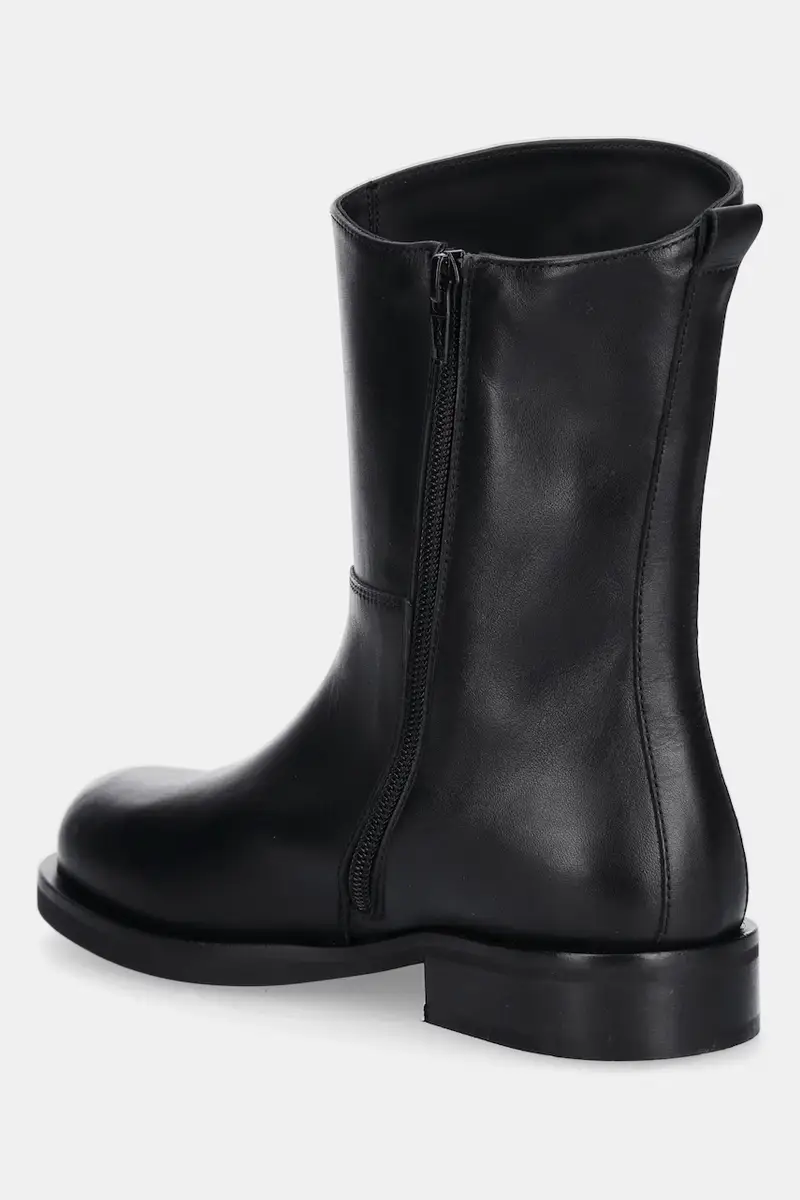 stivaletti in pelle bambino/a Nero miniatura 3