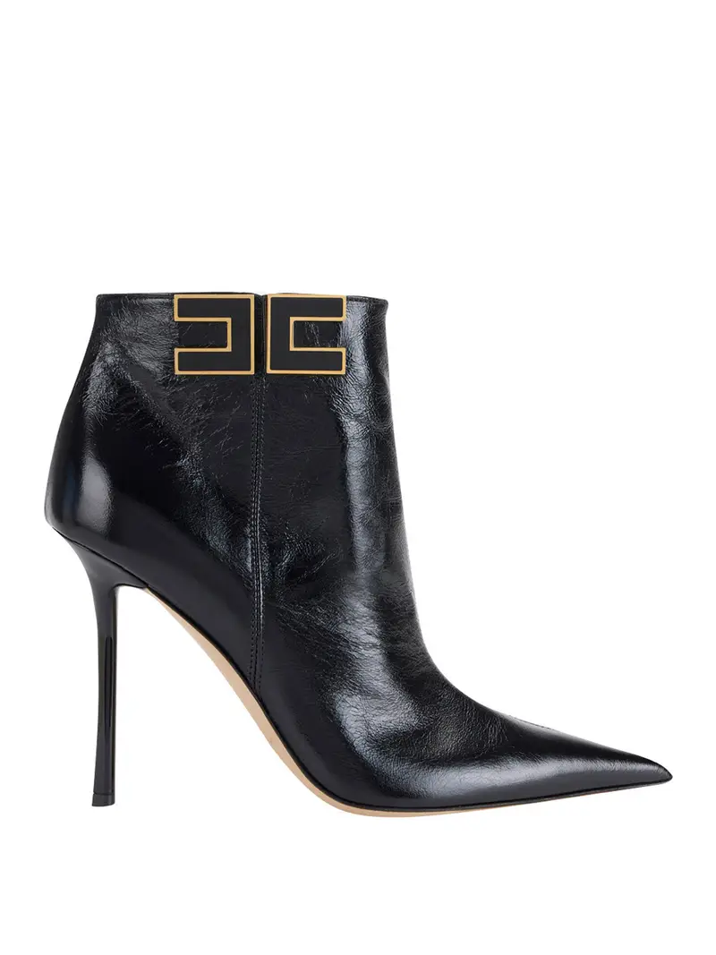 stivaletto elisabetta franchi da donna - nero