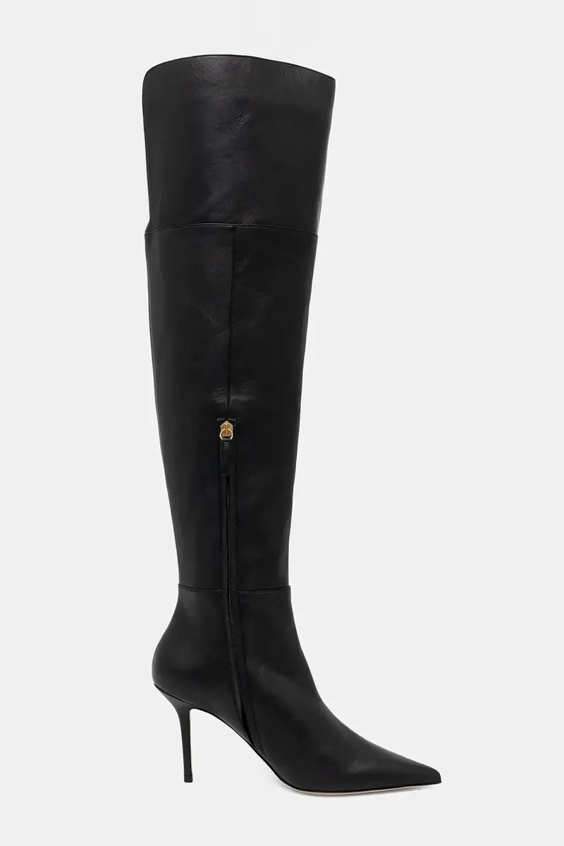 stivali in pelle donna colore nero SA04L56E2 miniatura 2