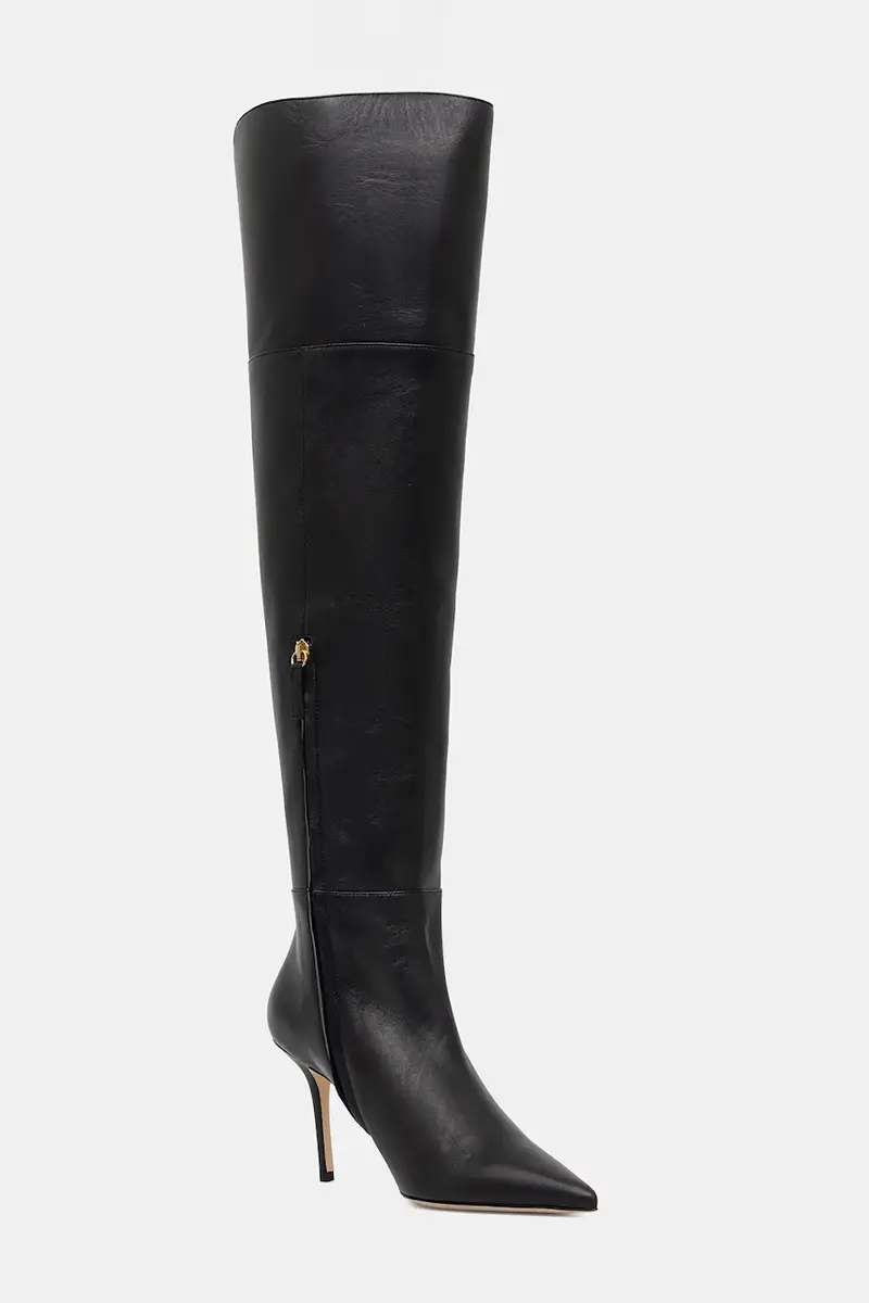 stivali in pelle donna colore nero SA04L56E2