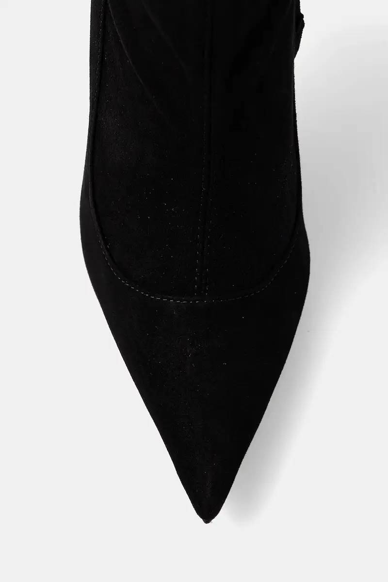 stivali in pelle scamosciata Nero miniatura 4