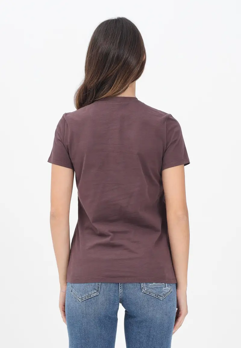 ELISABETTA FRANCHI T-shirt Donna Bordeaux 1069063 miniatura 3
