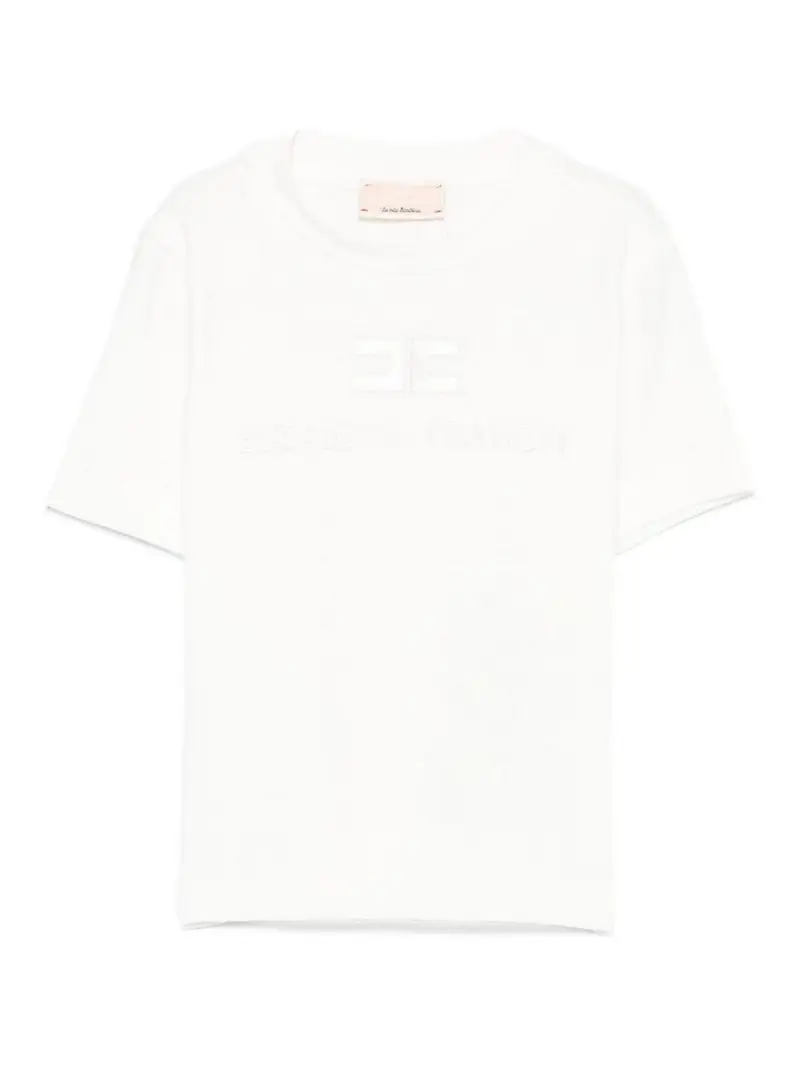 ELISABETTA FRANCHI T-shirt Crema 3999434