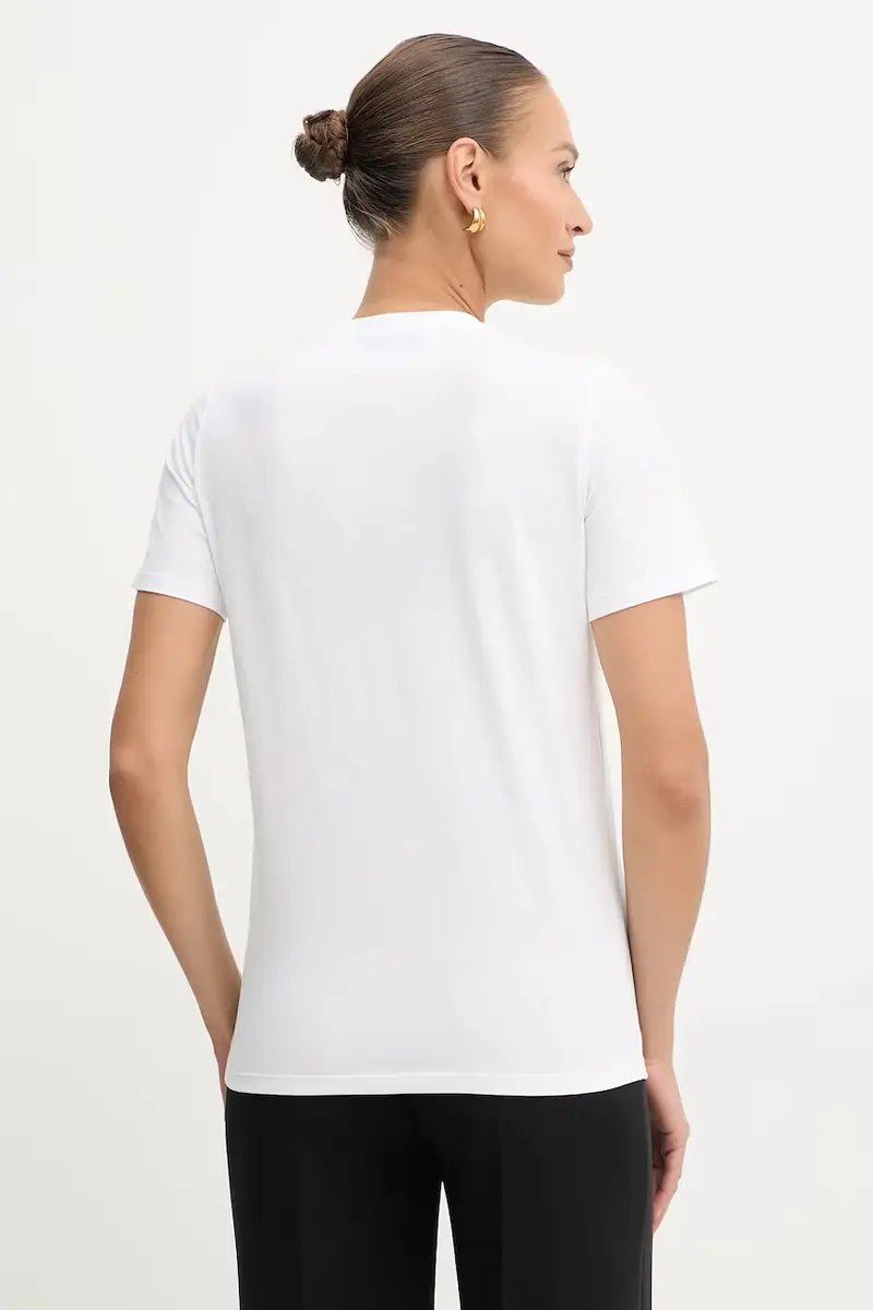 ELISABETTA FRANCHI T-shirt Bianco 4148082 miniatura 3