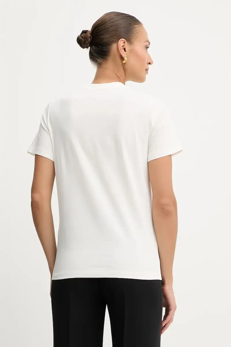 ELISABETTA FRANCHI T-shirt Donna Beige 3889409 miniatura 3