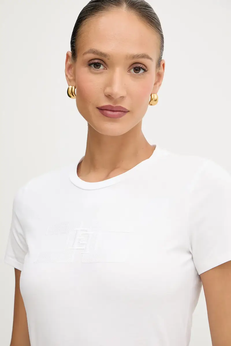ELISABETTA FRANCHI T-shirt Donna Bianco 3889551 miniatura 3