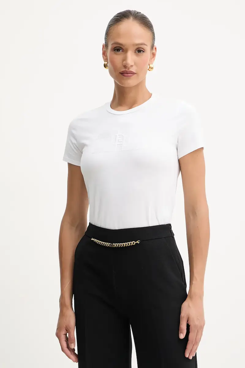 ELISABETTA FRANCHI T-shirt Donna Bianco 3889551