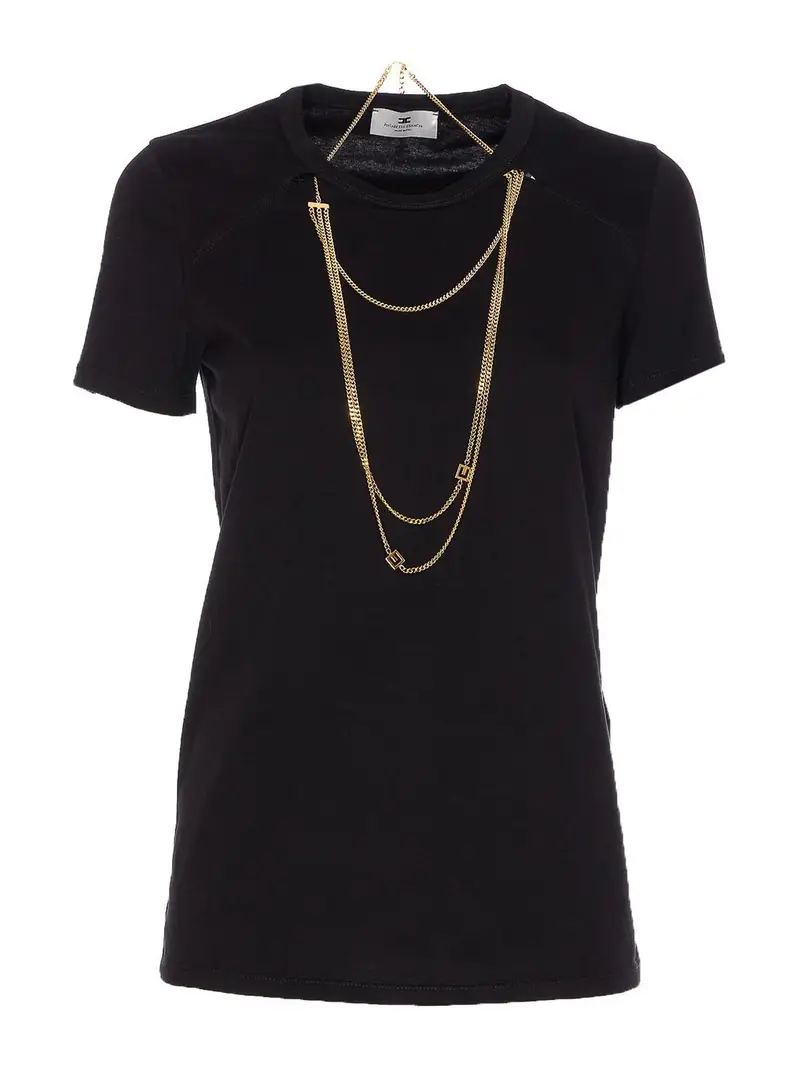ELISABETTA FRANCHI T-shirt Nero 3865892