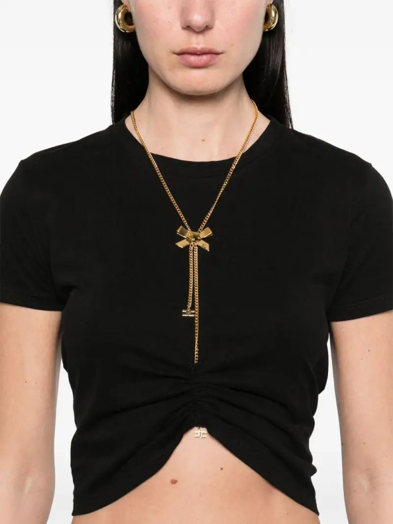 ELISABETTA FRANCHI T-shirt Nero 2533437 miniatura 3