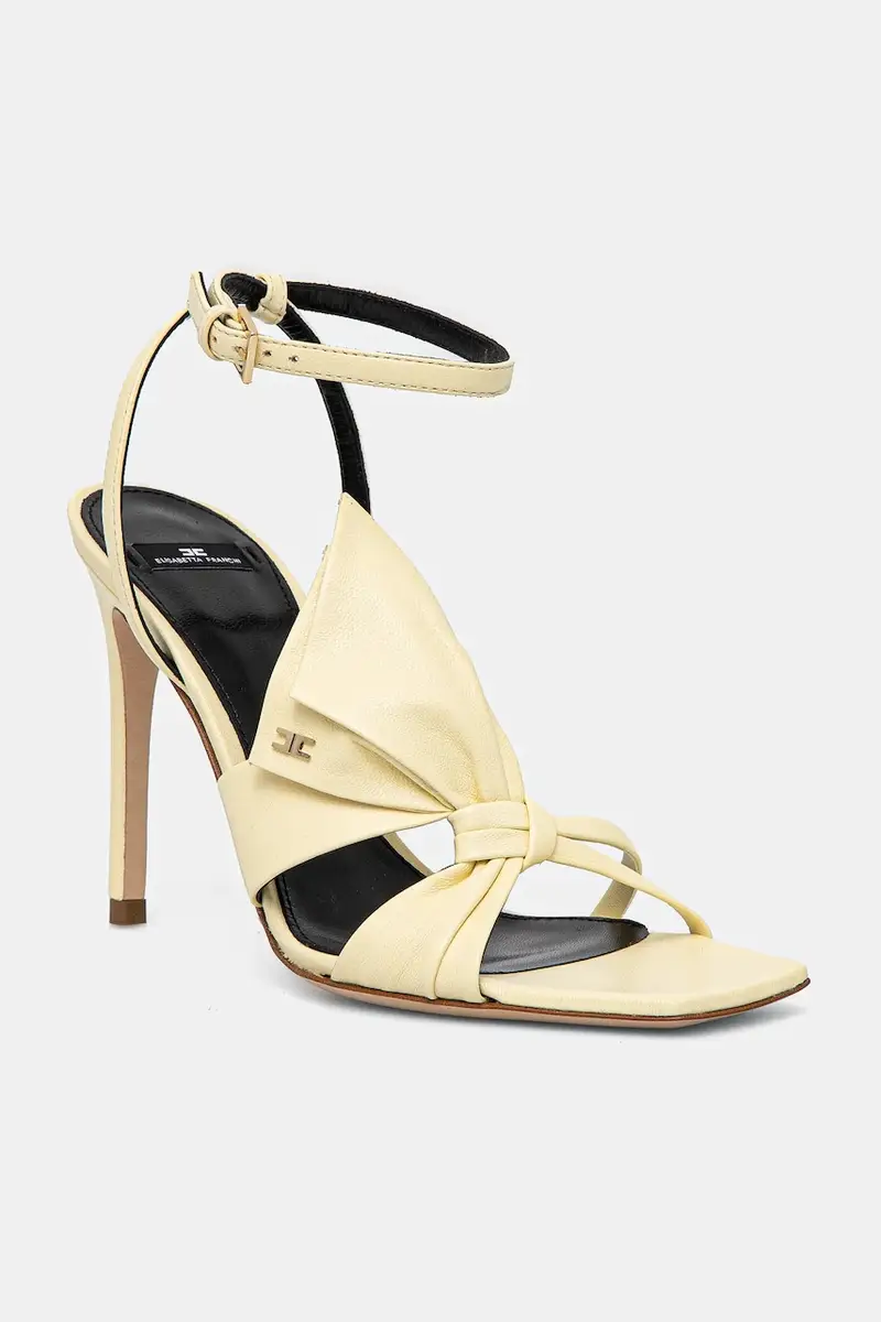 tacchi in pelle colore giallo SA25L51E2