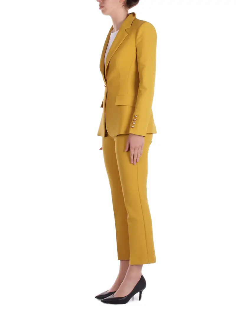 Tailleur Donna ELISABETTA FRANCHI Curry Tailleur miniatura 2