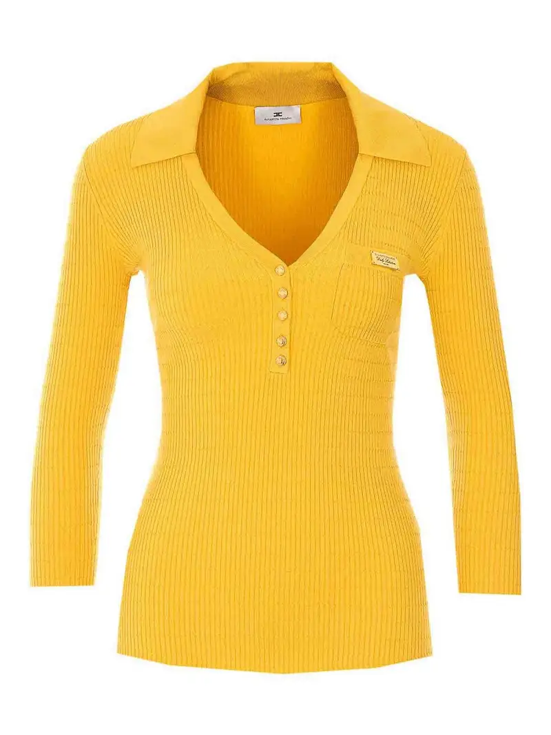 ELISABETTA FRANCHI Top Giallo 4257937