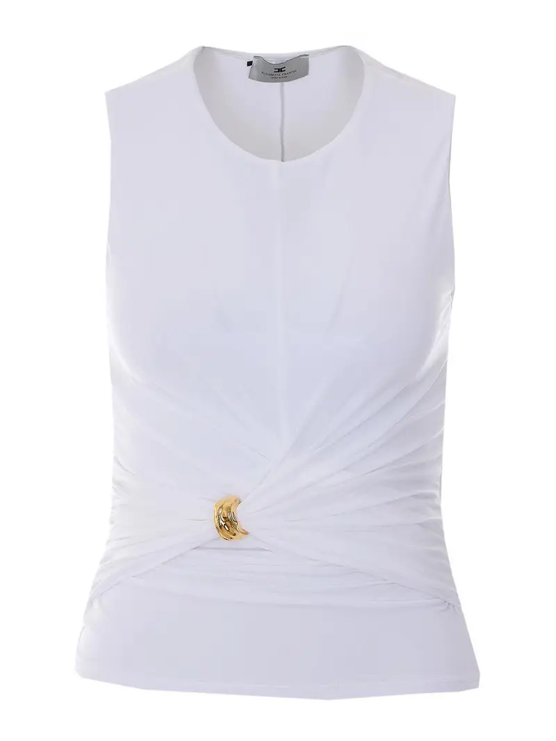 ELISABETTA FRANCHI Top Bianco 4257458
