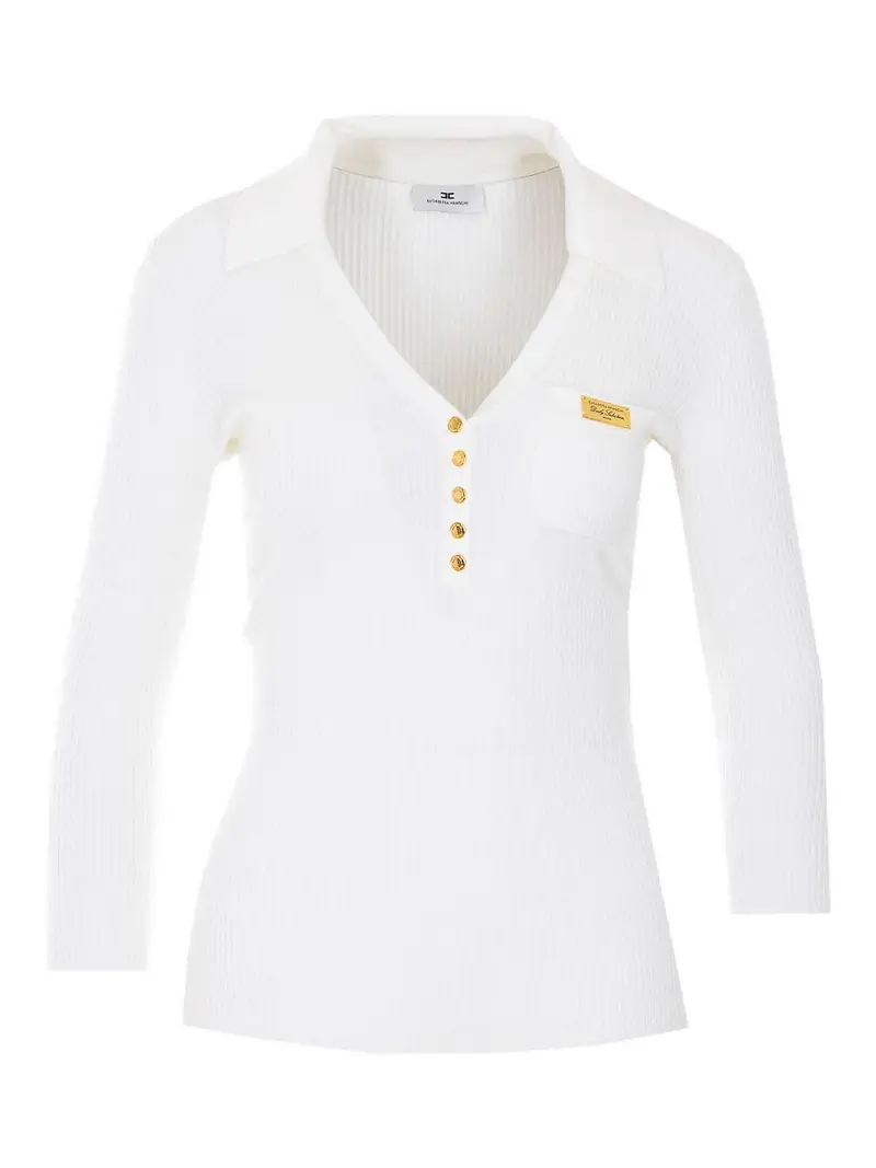 ELISABETTA FRANCHI Top Bianco 4183729