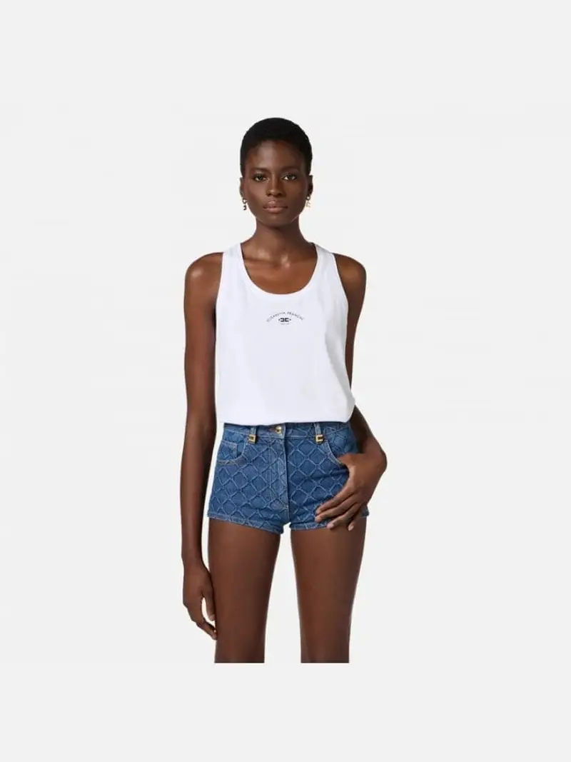 ELISABETTA FRANCHI Top Donna Bianco 2087269