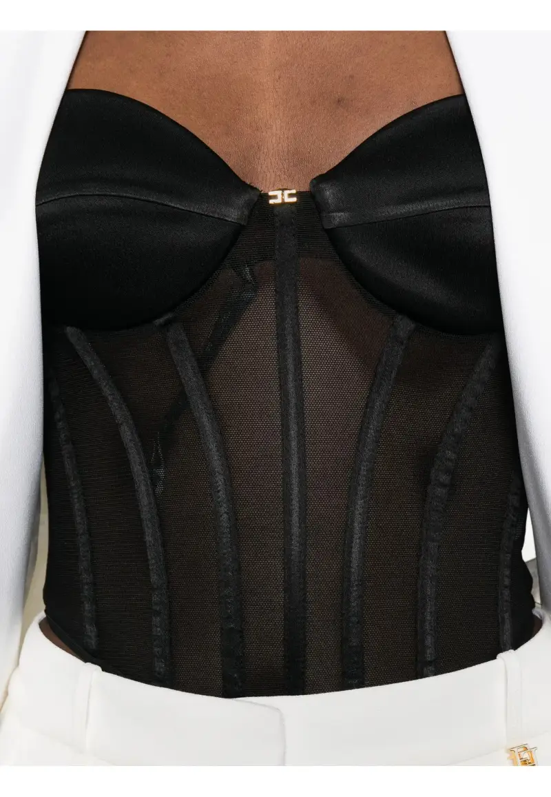 Top bustier NERO miniatura 5