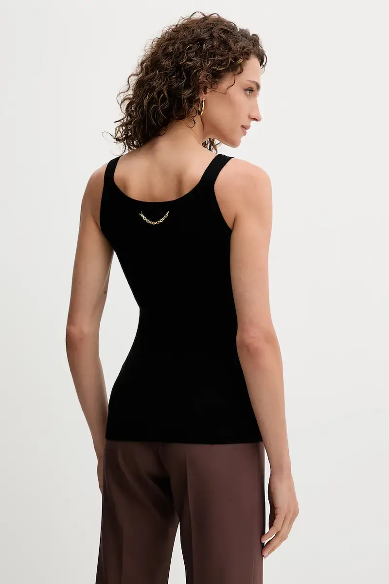 top con lana colore nero TK63B57E2 miniatura 3