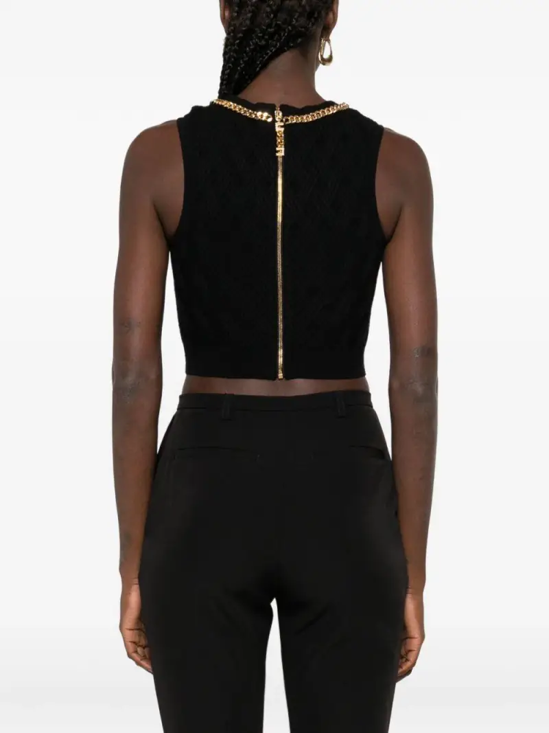 ELISABETTA FRANCHI Top Nero 3872120 miniatura 3