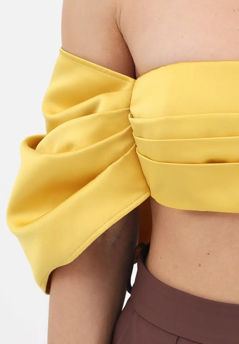 ELISABETTA FRANCHI Top Donna Giallo 4196723 miniatura 3