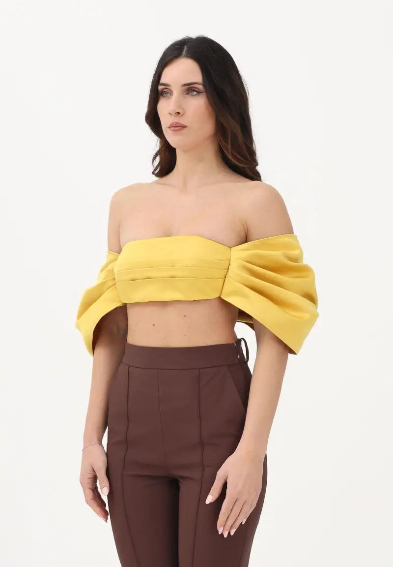 ELISABETTA FRANCHI Top Donna Giallo 4196723
