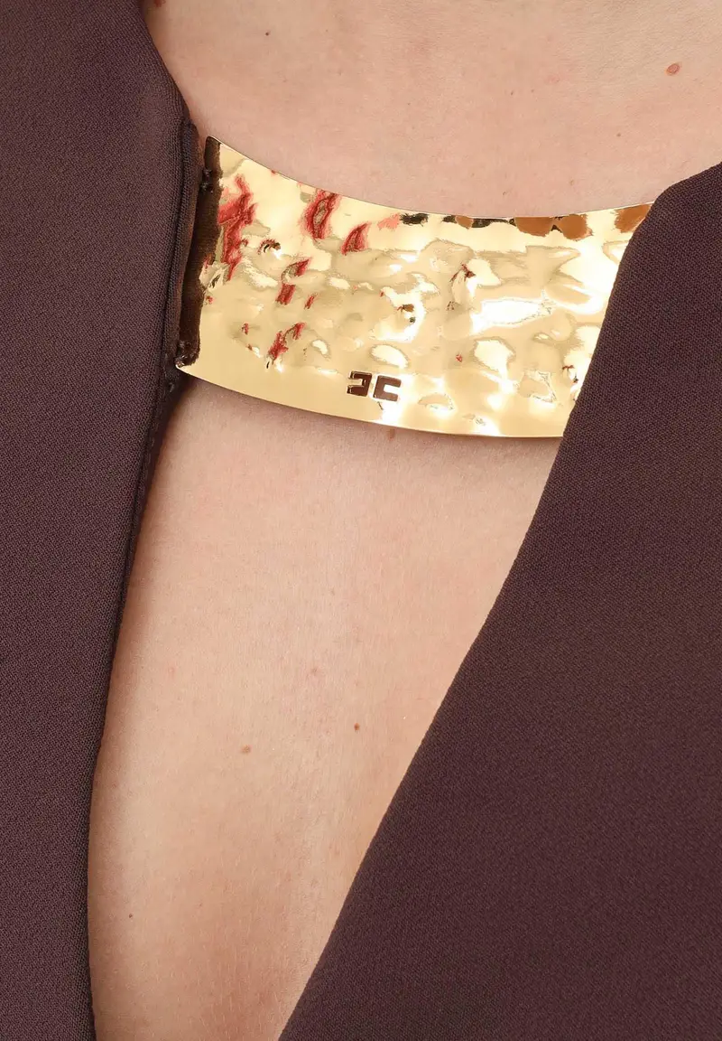 ELISABETTA FRANCHI Top Donna Marrone 4158327 miniatura 3