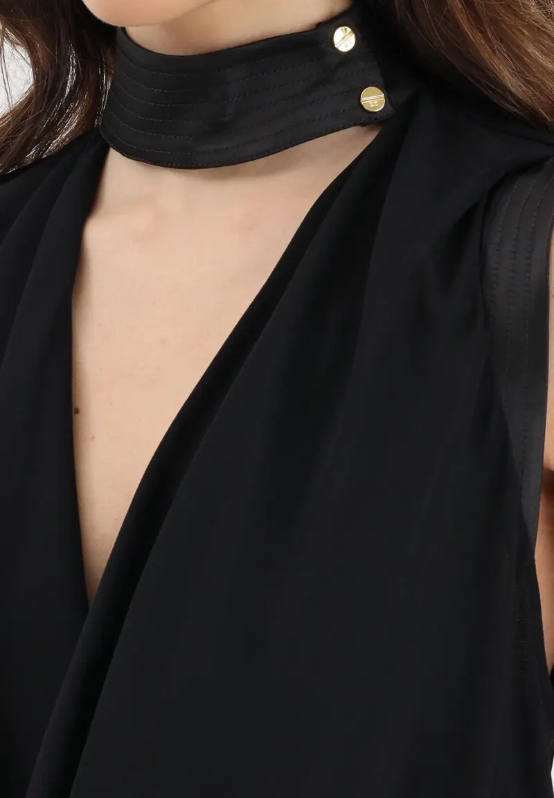 ELISABETTA FRANCHI Top Donna Nero 4215524 miniatura 3