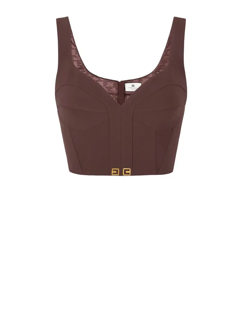 ELISABETTA FRANCHI Top Donna Bordeaux 2492017