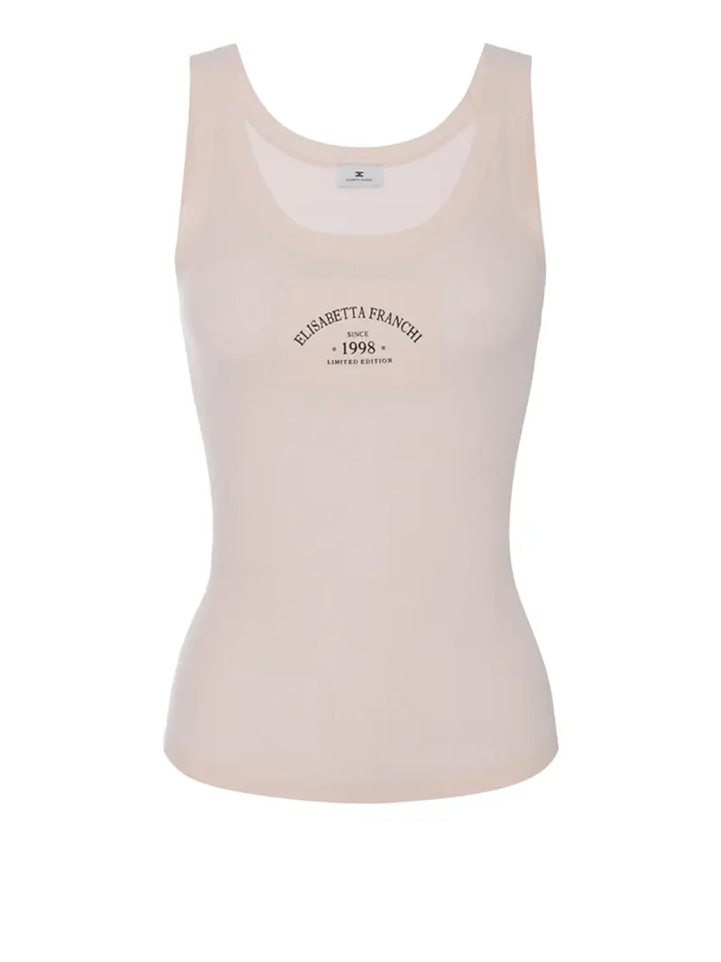 top elisabetta franchi da donna - burro Avorio