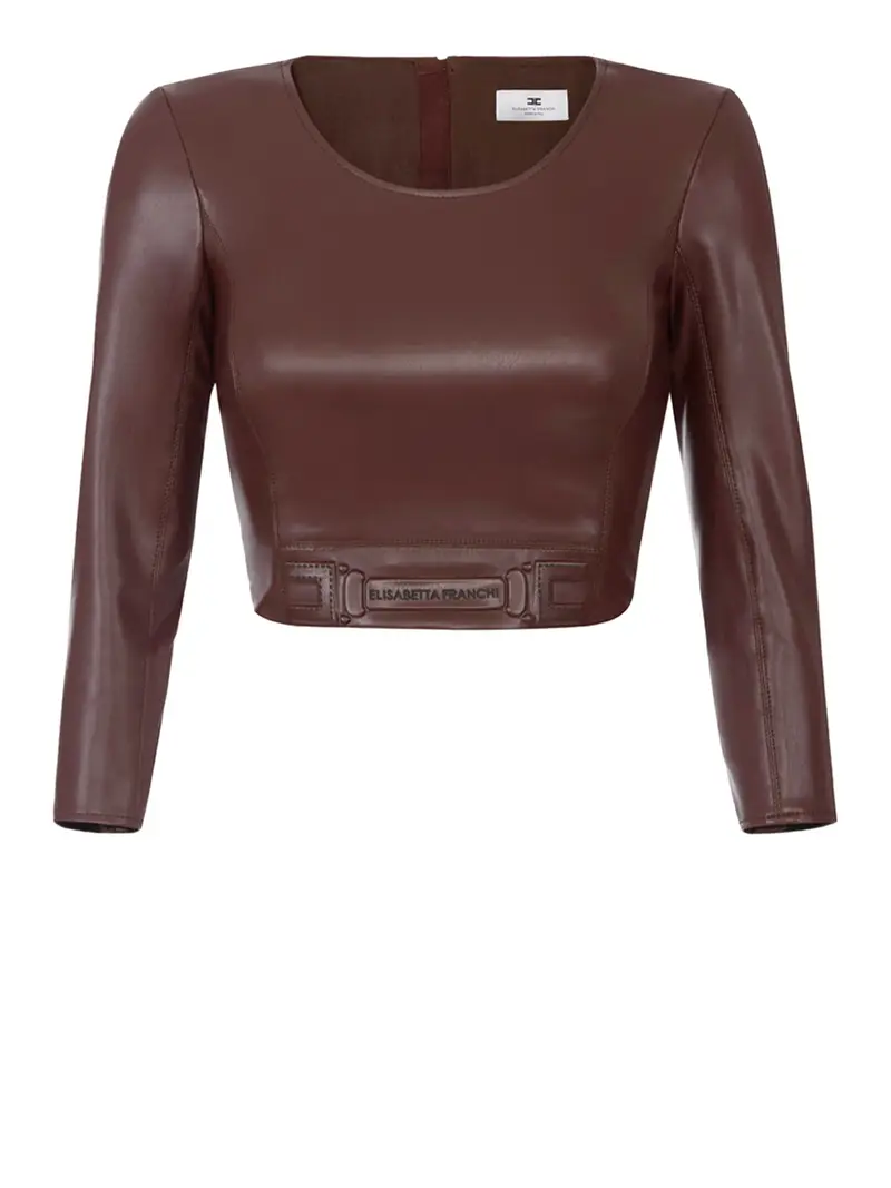 top elisabetta franchi da donna - cacao Marrone